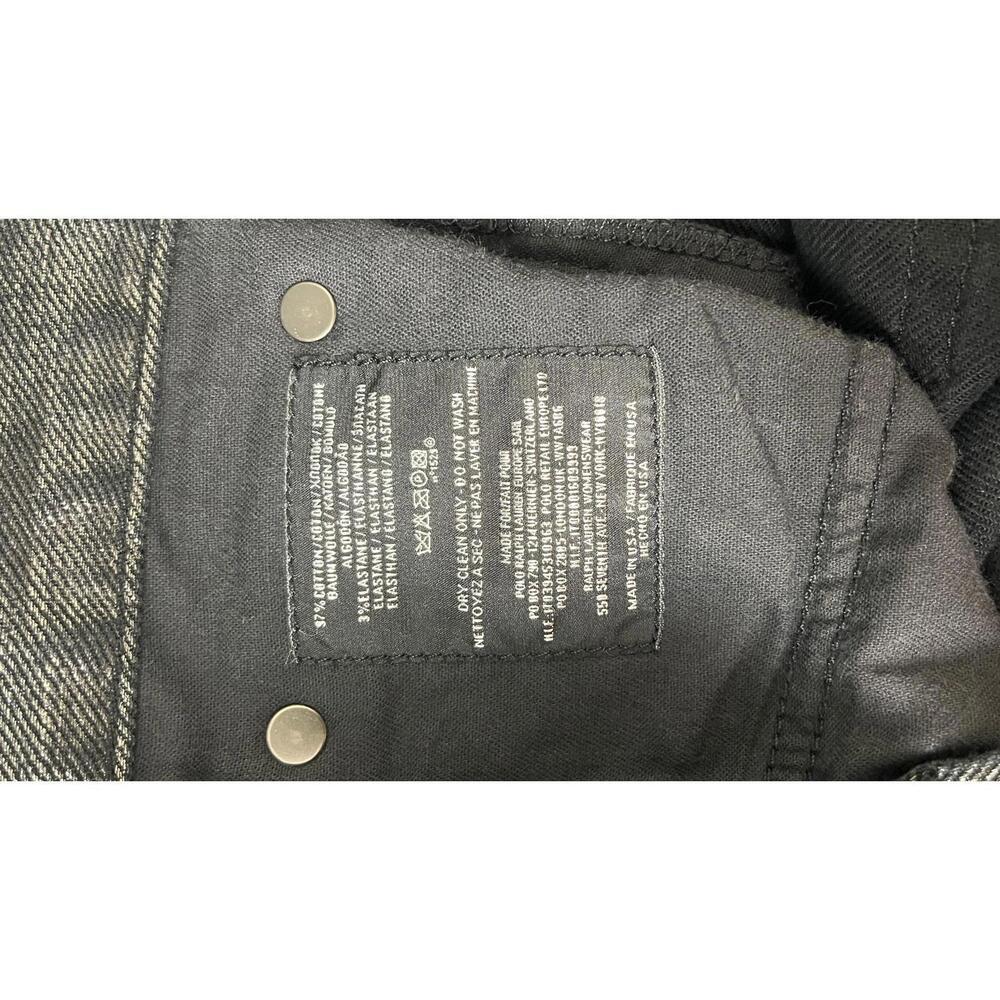 RALPH LAUREN BLACK LABEL GUNMETAL JEANS - Picture 9 of 12